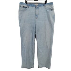 Abercrombie Fitch 90s Relaxed Jeans Womens 35 High Rise Curve Love Light Wash